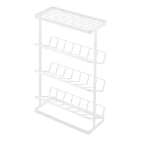 Yamazaki Tower Free Standing Shower Caddy, White