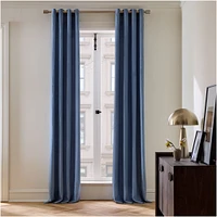 European Flax Linen Blackout Grommet Curtain | West Elm