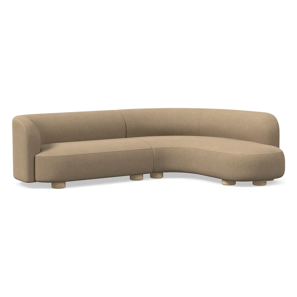 Laurent 2-Piece Wedge Chaise Sectional (111.5") | West Elm