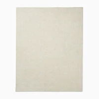 Chip & Dent: Glimmer Handwoven Wool Rug, 6x9, White