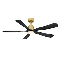 Kute5 Ceiling Fan with Light Kit 52" | West Elm