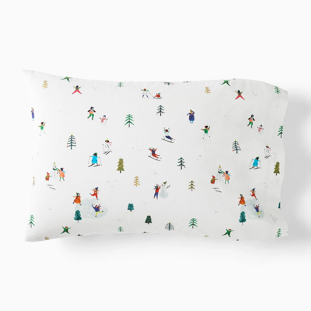 Snow Day Pillowcase Set | West Elm