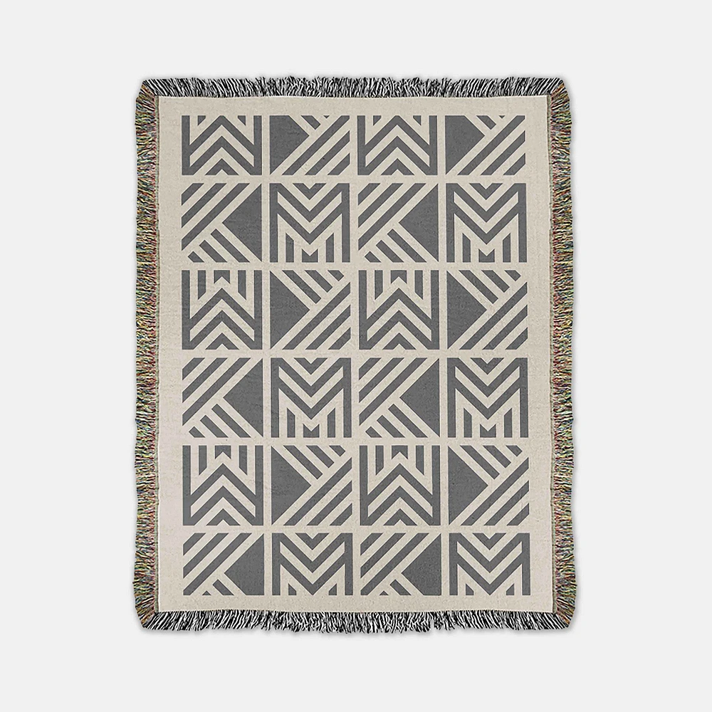 Karbon Market Cotton Signet Throw | West Elm