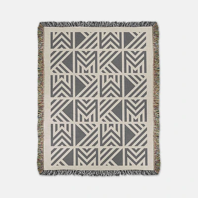 Karbon Market Cotton Signet Throw | West Elm