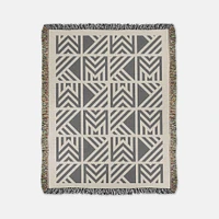 Karbon Market Cotton Signet Throw | West Elm