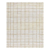 Handwoven Jute Grid Rug | West Elm