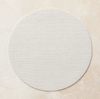 Braid Textured Easy-Care Round Placemats | West Elm