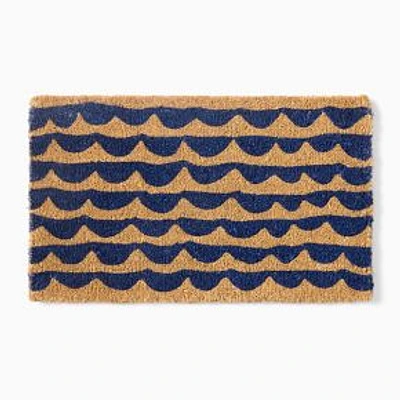 Marimekko Papajo Doormat, 18"X30", Cobalt