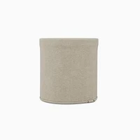 Textured Concrete Side Table Protective Cover, Raincover, Brown