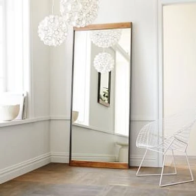 Industrial Floor Mirror, Mango Wood