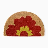 Marimekko Kukkatori Doormat, 18"X30", Poppy