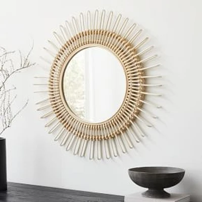 Elinor Rattan Round Wall Mirror