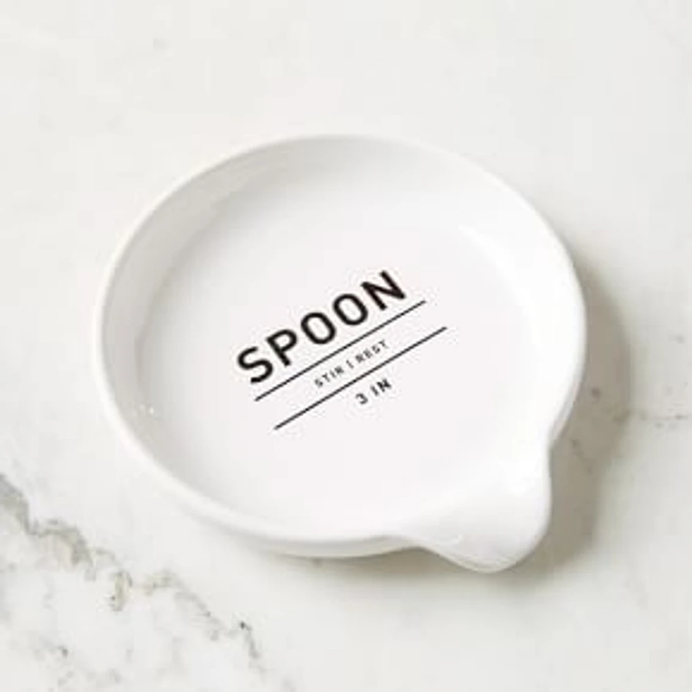 Utiilty Kitchen Collection, Spoon Rest, White