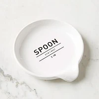 Utiilty Kitchen Collection, Spoon Rest, White