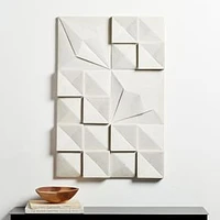 Lava Ash Tile Wall Art, 36”W x 24”H