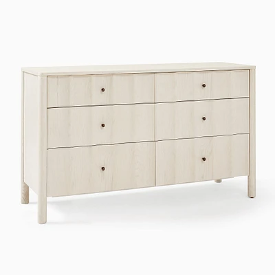 Scalloped 6 Drawer Dresser, Soft Chalk, WE Kids