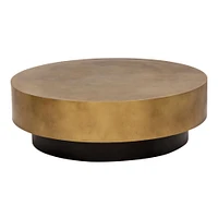 Modern Gold Steel Coffee Table | West Elm