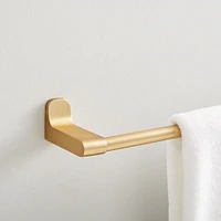 Open Box: Mid-Century Contour Bathroom Hardware, Antique Brass, Towel Bar 24"