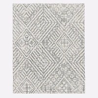 Stone Tile Rug, 3'x5', Alabaster