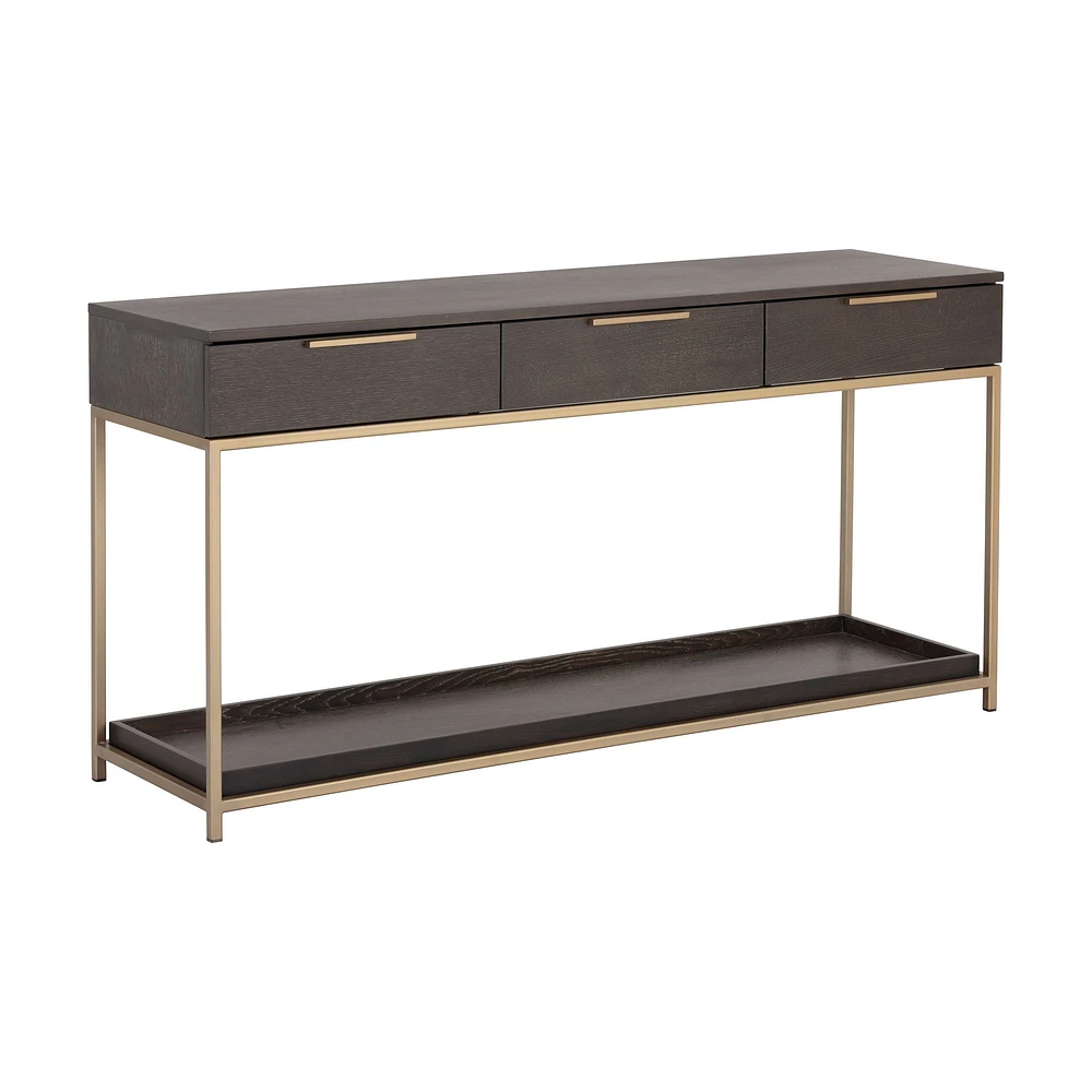 Slim Leg 3-Drawer Console | West Elm