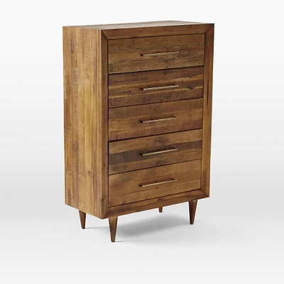 Alexa Reclaimed Wood 5-Drawer Dresser (34") | West Elm