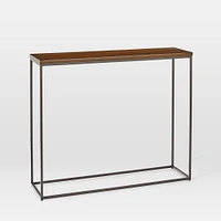 Streamline 36" Console, Cerused White, Light Bronze