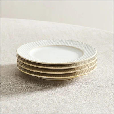 Textured Stoneware Salad Plate Sets | West Elm