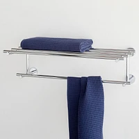 Open Box: Modern Overhang Rail Shelf Chrome