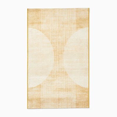 Open Box: Boho Washable Rug, Dark Horseradish, 6X9