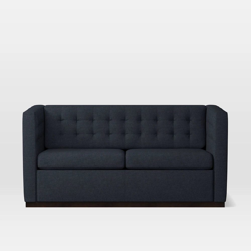 Rochester 72" Sleeper Sofa, Yarn Dyed Linen Weave, Graphite