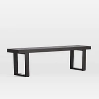 Portside Aluminum Outdoor Bench | West Elm