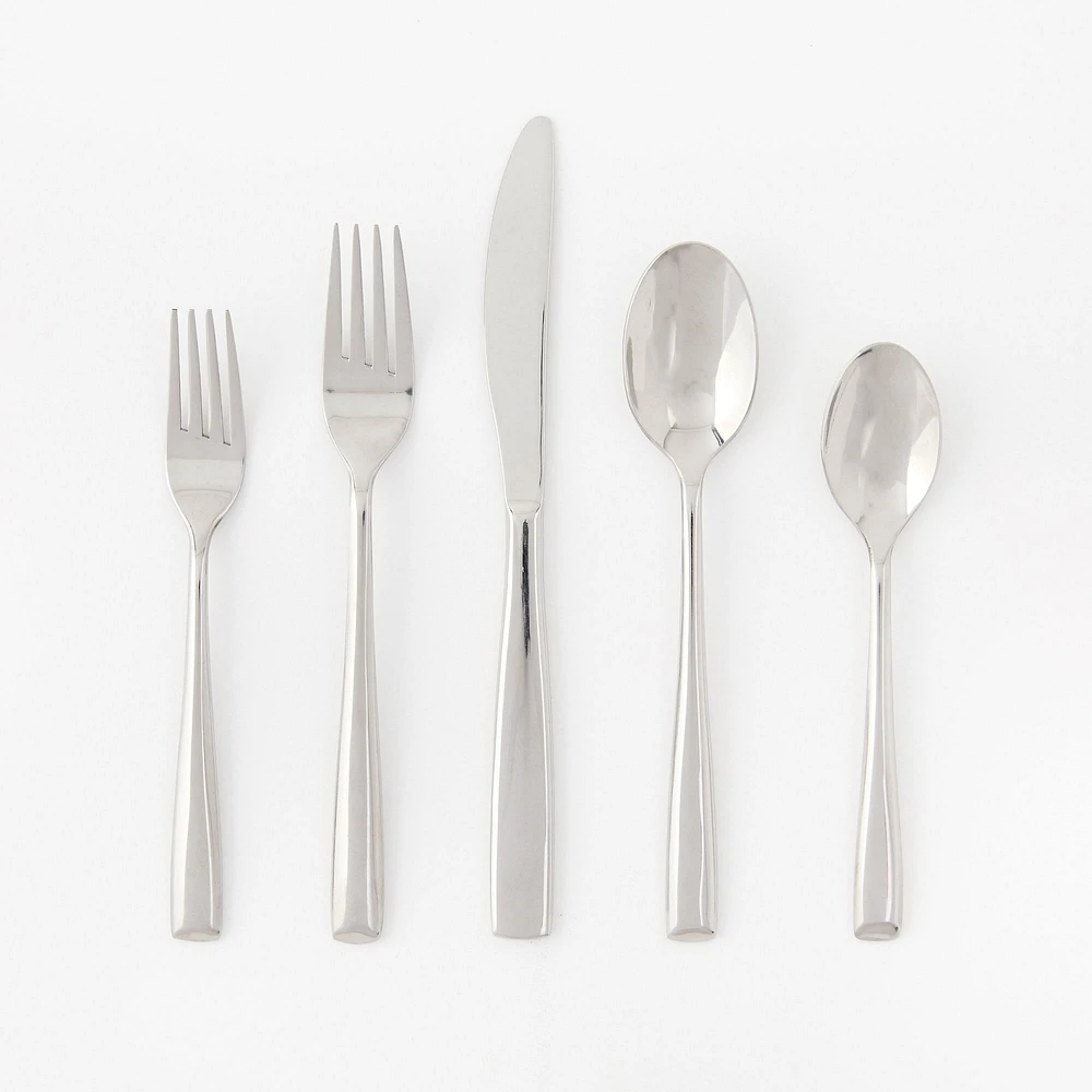 Promenade Mirrored Stainless Steel Flatware Sets | West Elm