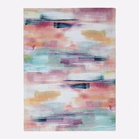 Layered Brushstrokes Rug | West Elm