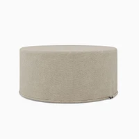 Textured Concrete Outdoor Pedestal Coffee Table Protective Cover | West Elm