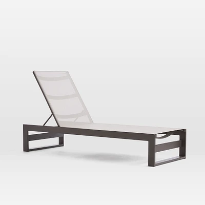 Portside Aluminum Outdoor Chaise Lounge | West Elm