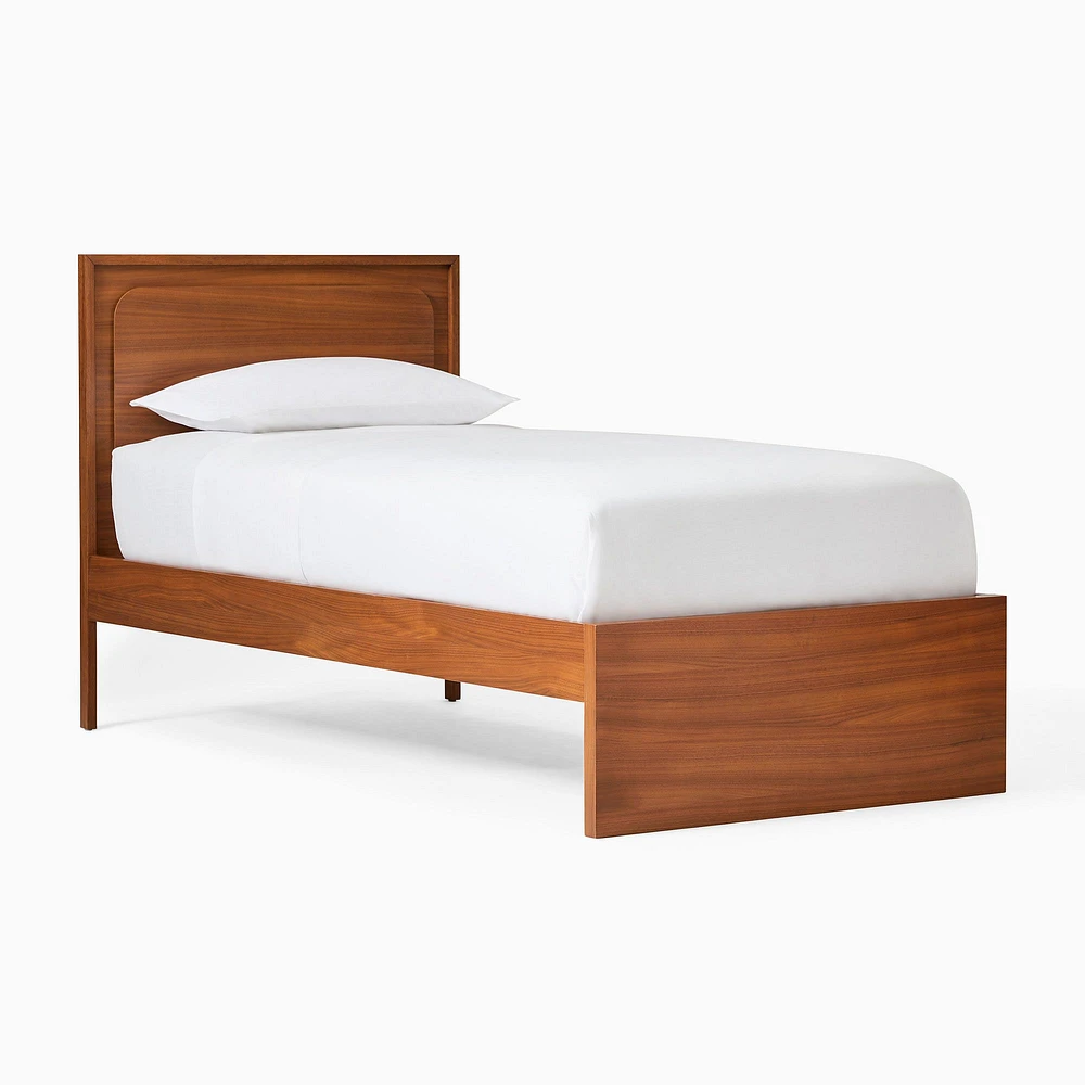 Gemini Twin Bed With Trundle Pack Walnut