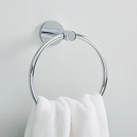 Modern Overhang Bath Hardware - Chrome, Bathroom Hardware | West Elm