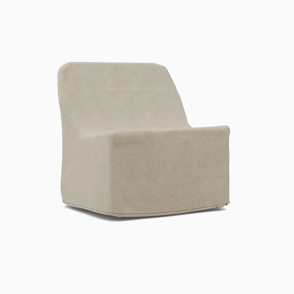 Seville Outdoor Stacking Lounge Chair Protective Cover | West Elm