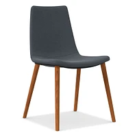 Slope Upholstered Dining Chair - Wood Legs | West Elm