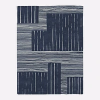 Painted Mixed Stripes Rug | West Elm