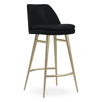 Finley Leather Counter Stool | West Elm