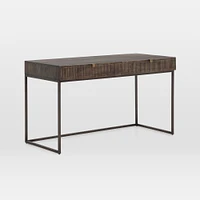 Carved Mango Wood Writing Desk (56") | West Elm