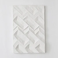 Paper Mache Geo Panel Wall Art, I