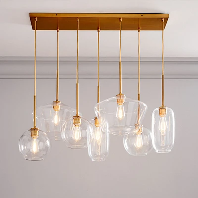 Sculptural 7-Light Multi Chandelier  | West Elm