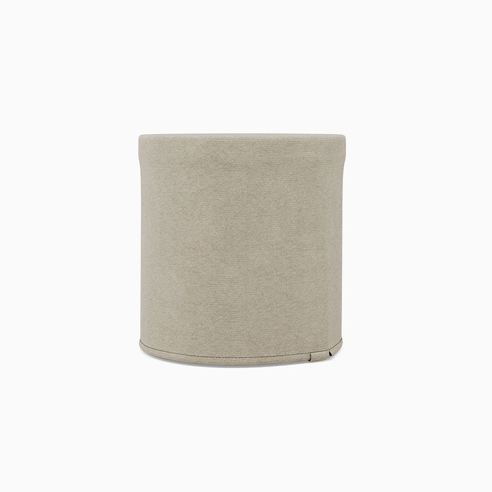 Textured Concrete Outdoor Side Table Protective Cover | West Elm