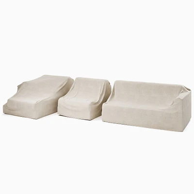 Telluride Outdoor -Piece Chaise Sectional Protective Cover | West Elm