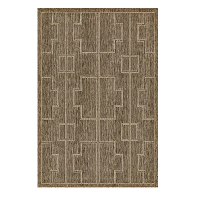 Hampton Outdoor Performance Rug, 5.25'x7', Natural