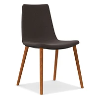 Slope Upholstered Dining Chair - Wood Legs | West Elm