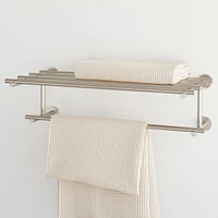 Open Box: Modern Overhang Rail Shelf Chrome