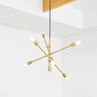 Mobile Chandelier (29") - Antique Brass | West Elm